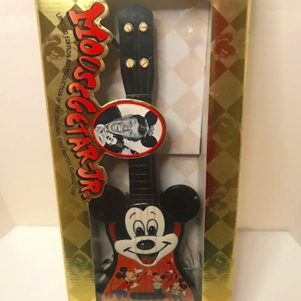 New In Box Mickey Mouse Club Reproduction 1957 14” Mousegetar-Jr  Jimmy Dodd